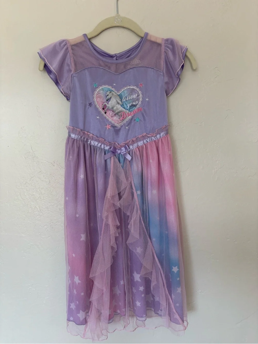 Princess Dream collection s 6/6x flame resistant night gown tulle unicorn heart